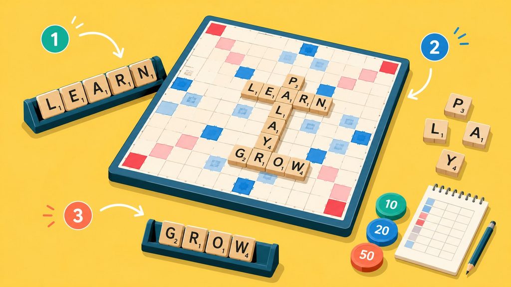 Jak grać w Scrabble: zasady, punktacja i plansza krok po kroku
