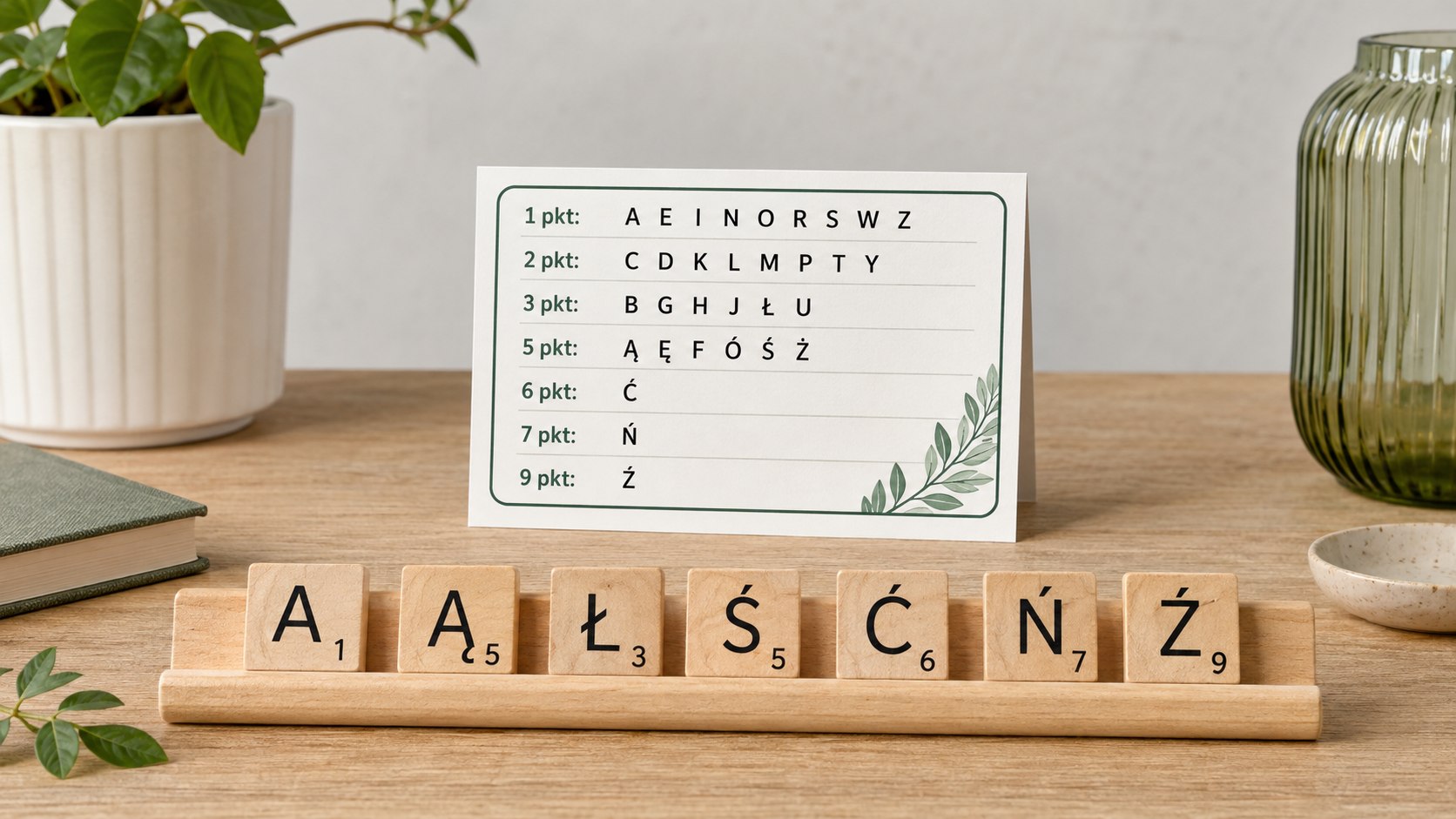 Dlaczego Ź jest warte 9 punktów, a blank zero? Tabela wartości wszystkich stu płytek polskiej edycji Scrabble z komentarzem strategicznym.