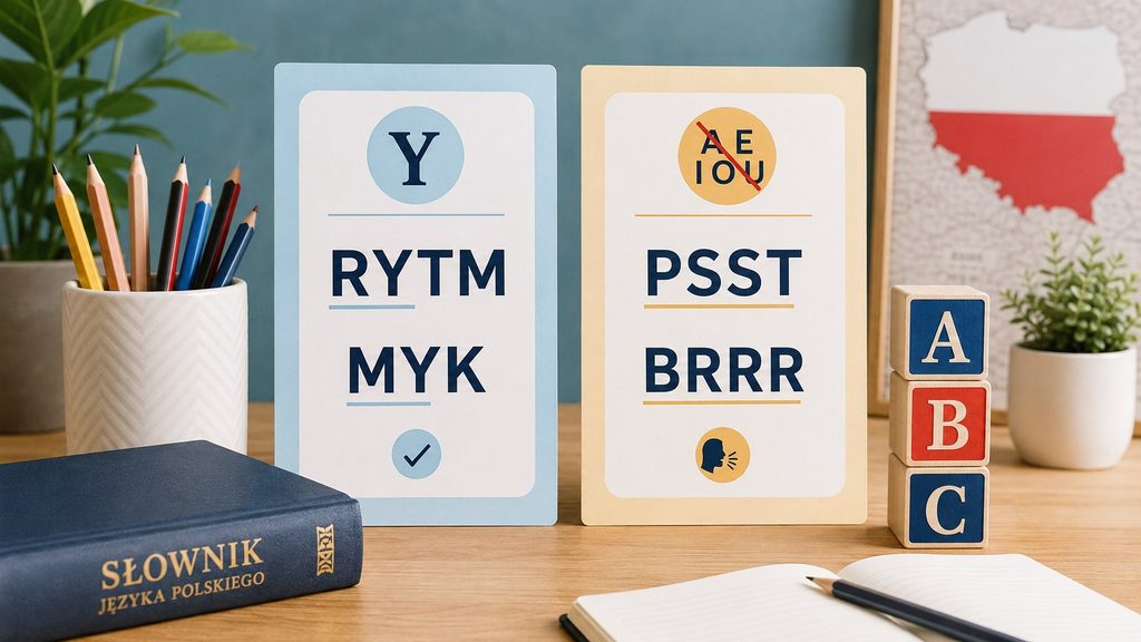 Krnąbrny problem: wyrazy z samym „y” i bez samogłosek