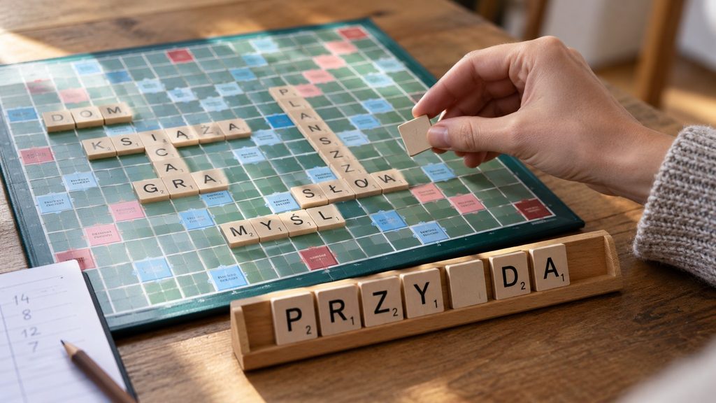 Mydełko w grze: strategia blanków w Scrabble — bingo, premie i najlepszy ruch w grze 2026