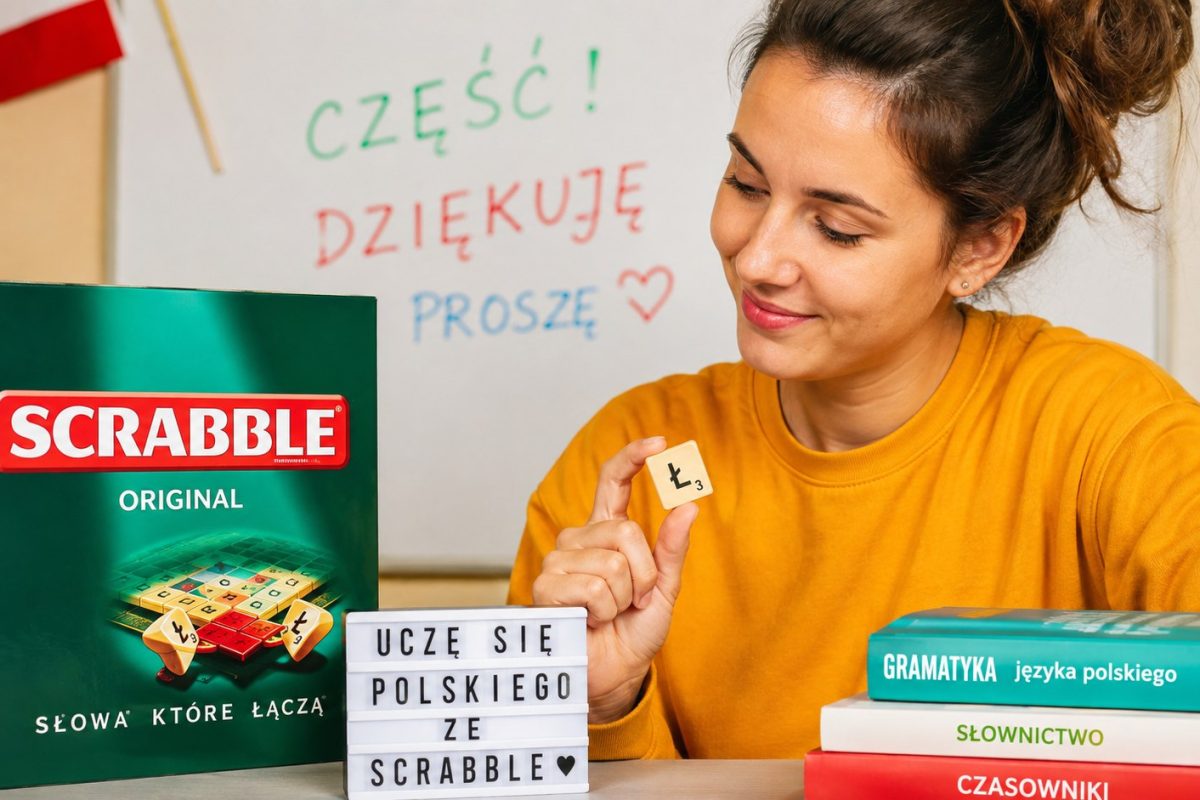 Polski uchodzi za jeden z trudniejszych języków — ale ma sekretną pomoc naukową: gry słowne. Pokazujemy, jak plansza i krzyżówka uczą tego, czego podręcznik nie umie.