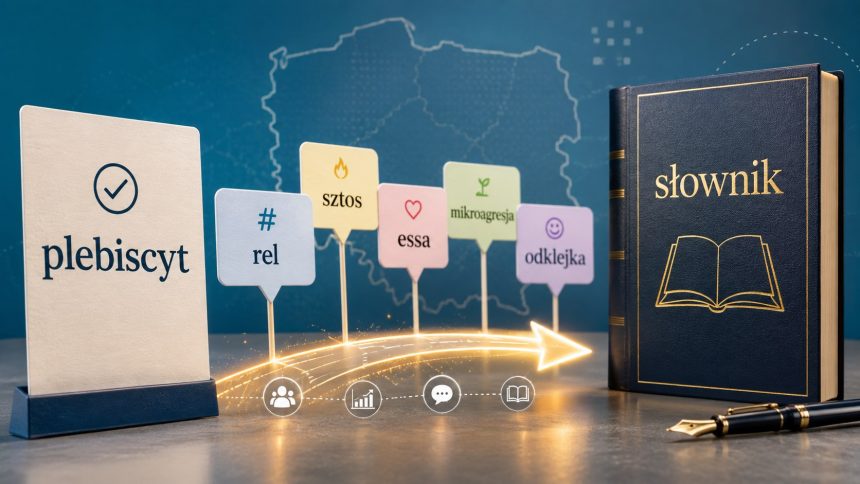 Co roku Polska wybiera słowa-zwycięzców: poważne słowo roku i jego młodzieżowego kuzyna. Wyjaśniamy kuchnię plebiscytów — i sprawdzamy, co sława daje słowu.
