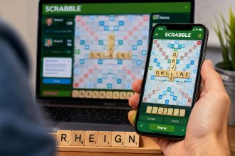 Od Literaków na Kurniku po aplikacje mobilne z botami — przegląd miejsc, gdzie zagrasz w Scrabble przez internet, z uwagami o słownikach i poziomie graczy.