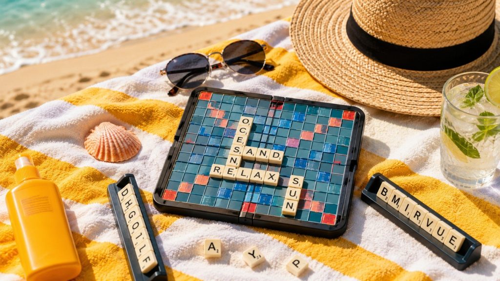 Scrabble podróżne na wakacje 2026: wybierz zestaw, poznaj zasady gry poza domem i sprawdź praktyczne warianty na plażę. Przeczytaj poradnik.
