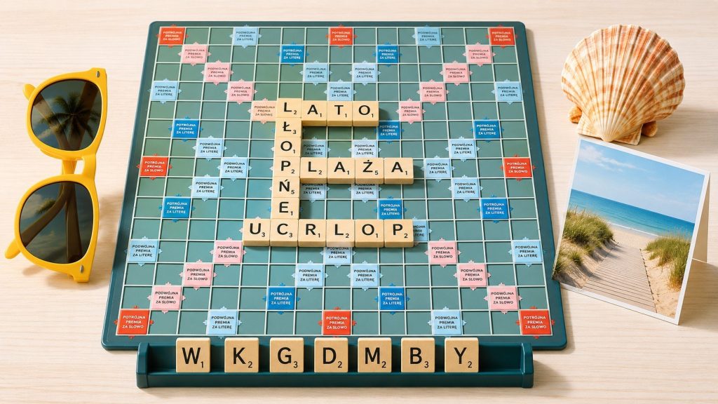 Jak liczyć punkty w Scrabble szybko i bez błędów? Zasady premii literowych i słownych, bingo, blanki, słowa krzyżowe, zapis wyniku oraz końcowe rozliczenie partii wyjaśnione krok po kroku. Bez błędu.