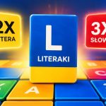 Kolory pól w Literakach decydują o premiach literowych i słownych. Sprawdź, jak działają pola zgodne z płytkami, mnożniki 2X i 3X oraz bonus 50 punktów za siedem liter.