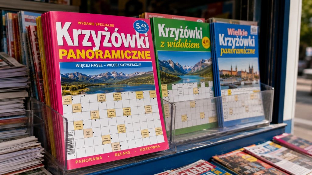 Krzyżówki panoramiczne od ponad 30 lat dominują w kioskach i mają około 60 proc. rynku. Poznaj ich historię, konstrukcję, model sprzedaży i powody, dla których nadal wybierają je Polacy.