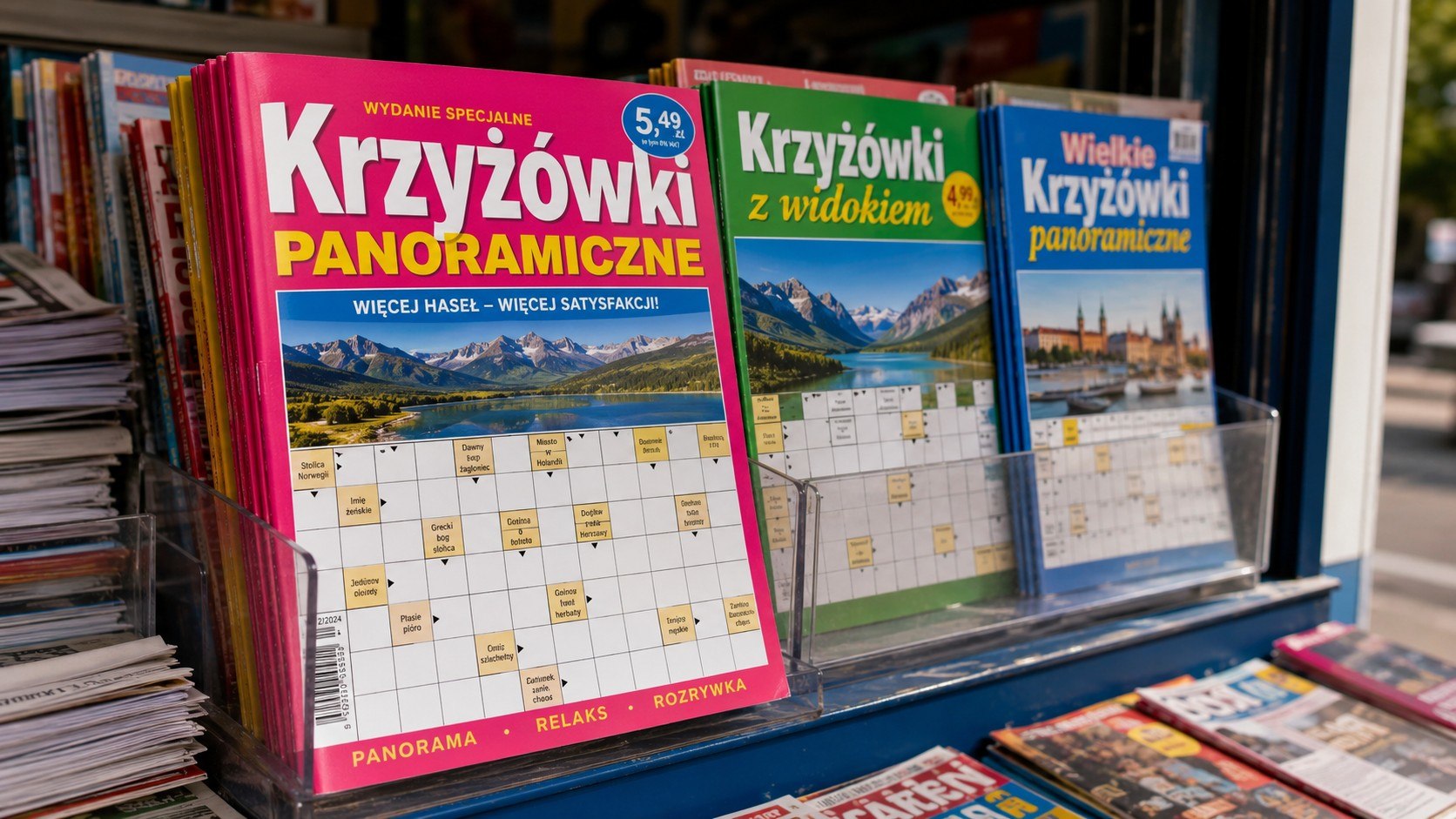 Krzyżówki panoramiczne od ponad 30 lat dominują w kioskach i mają około 60 proc. rynku. Poznaj ich historię, konstrukcję, model sprzedaży i powody, dla których nadal wybierają je Polacy.