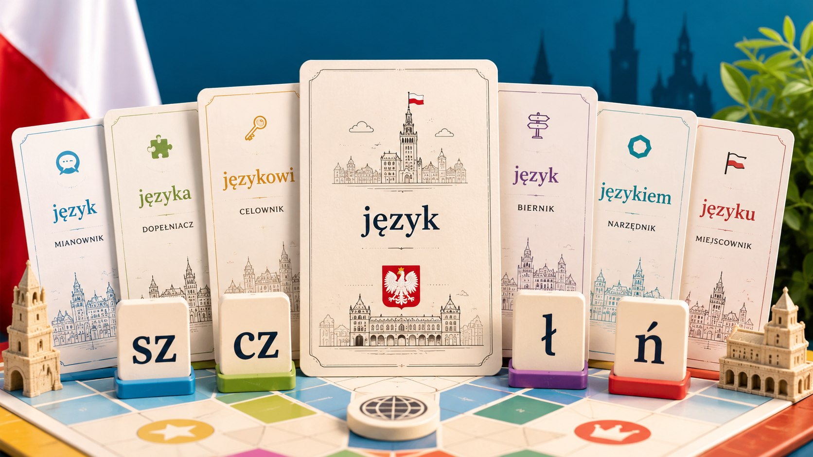 Litera F to imigrant, W nie istnieje w łacinie klasycznej, a jedno hasło potrafi mieć sto form. Dziesięć faktów o polszczyźnie z bonusem planszowym do każdego.