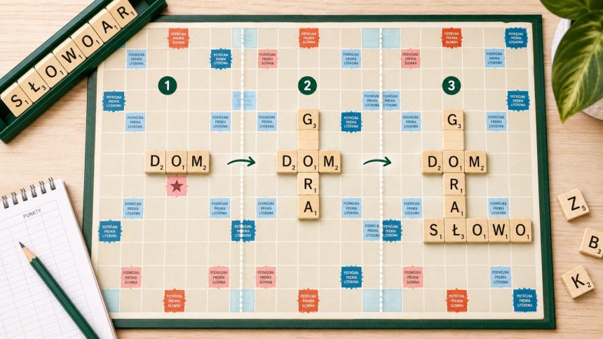 Otwarcie partii Scrabble krok po kroku: sprawdź pierwszy ruch, pole centralne, punktację, wymianę liter i decyzje, które wpływają na planszę oraz kolejne tury. Praktyczny poradnik.