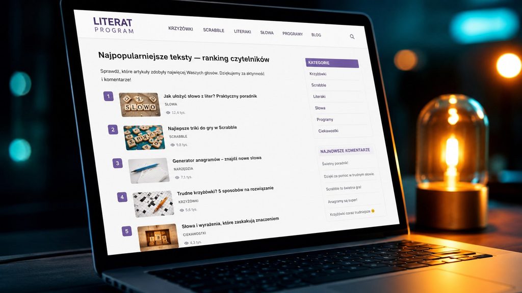 Najpopularniejsze teksty Literata — co czytelnicy wybierali najczęściej i dlaczego do nich wracali