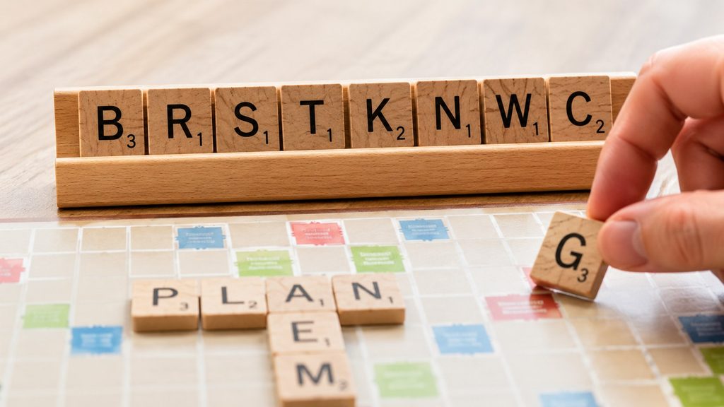 Same spółgłoski na stojaku w Scrabble — jak uratować ruch i nie stracić kolejnych tur