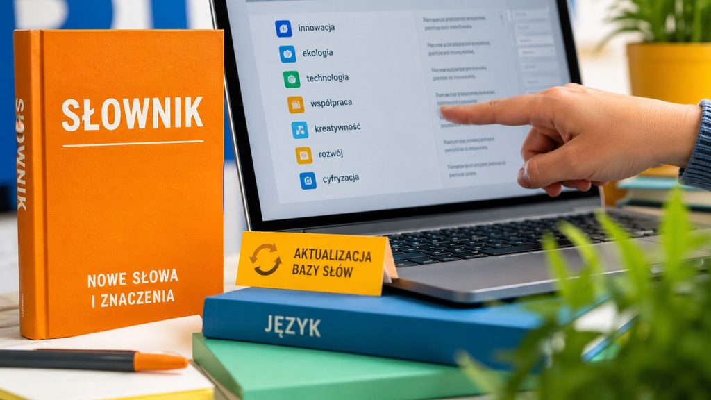 Aktualizacja bazy słów — co nowego w słowniku i które wyrazy są dziś dopuszczalne w grach
