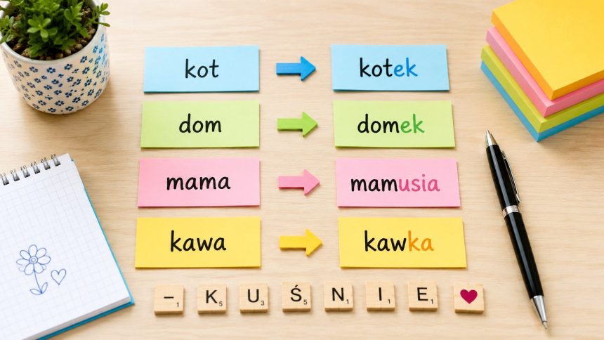 Zdrobnienia w języku polskim to nie tylko „domek” i „kawka”. Sprawdzamy, jak powstają, co wyrażają, kiedy oznaczają czułość, a kiedy ironię oraz jak zmieniają znaczenie słów.