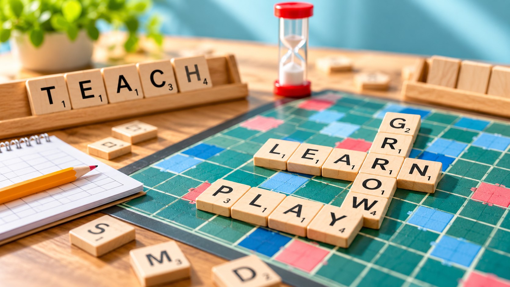 Scrabble dla nauczycieli: sprawdź, jak założyć szkolne kółko gier, nauczyć zasad, korzystać z OSPS, organizować rozgrywki i przygotować uczniów do samodzielnej gry oraz turniejów.