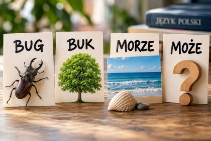 Homofony polskie brzmią identycznie, lecz mają inną pisownię i znaczenie. Wyjaśniamy pary Bug–buk i morze–może oraz pokazujemy, jak unikać błędów ortograficznych.