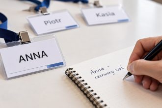 Jak zapamiętywać imiona skuteczniej? Poznaj technikę łączącą uwagę, skojarzenia, aktywne przypominanie i powtórki. Zobacz plan na spotkanie, pracę, konferencję i codzienne rozmowy bez stresu od dziś.