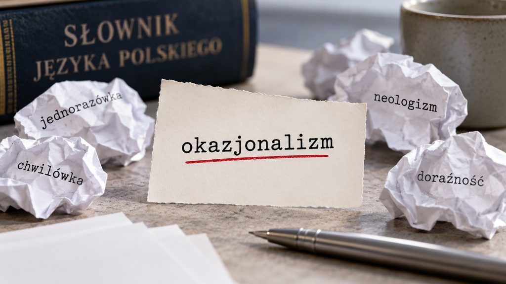 Okazjonalizmy — słowa jednorazowego użytku. Jak powstają, działają i dlaczego znikają z polszczyzny