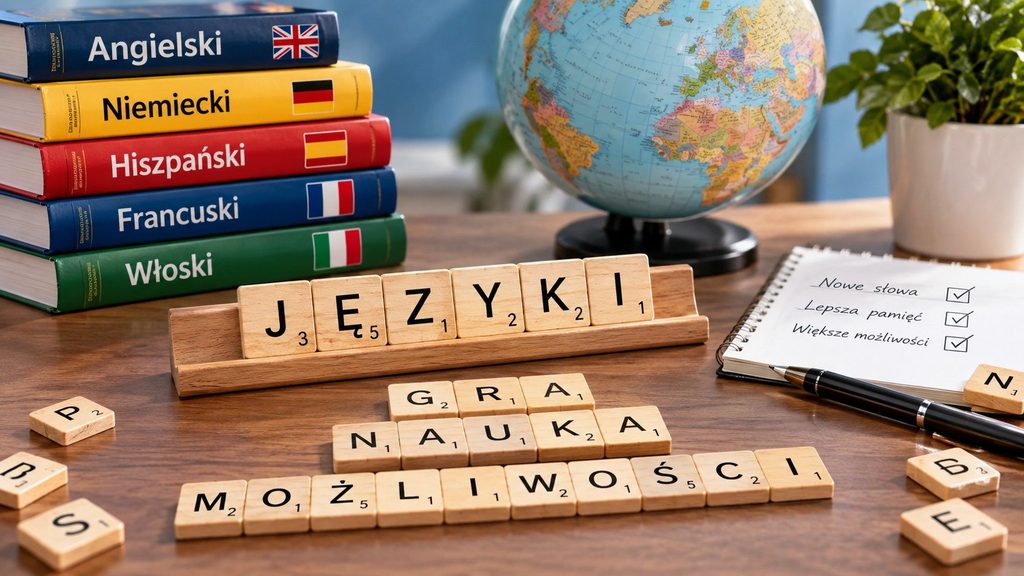 Gry słowne w nauce języków obcych — metoda, która ćwiczy słownictwo i komunikację