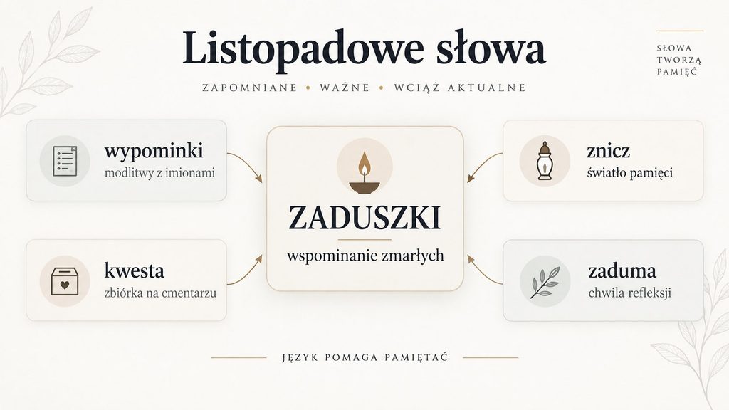 Jak język pamięta zmarłych? Zaduszki językowo i listopadowe słowa, dziś niemal zapomniane w Polsce
