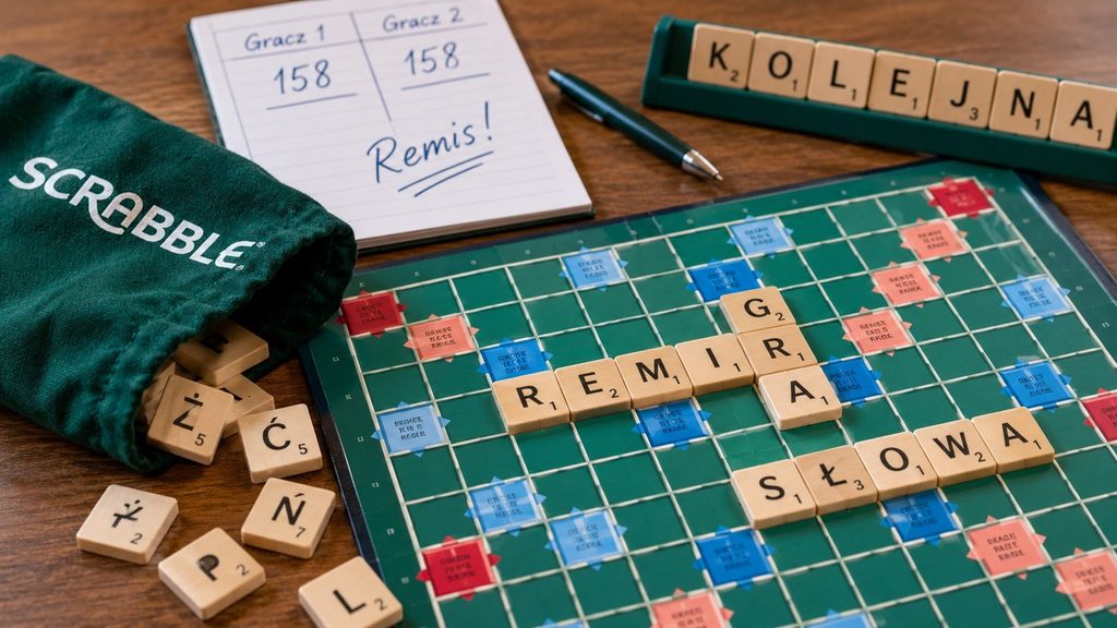 Remis w Scrabble — zasady rozstrzygania i dogrywki