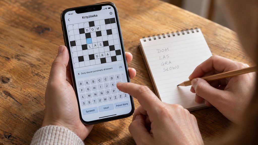 Aplikacje krzyżówkowe 2026/27 — najlepsze krzyżówki na Androida i iPhone'a