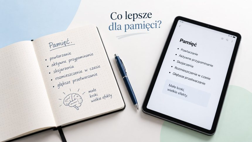 Notatki ręczne czy cyfrowe — co lepsze dla pamięci? Sprawdzamy badania nad pisaniem odręcznym, laptopem i tabletem oraz pokazujemy, kiedy każda metoda daje najlepsze efekty w nauce. i zapamiętywaniu.
