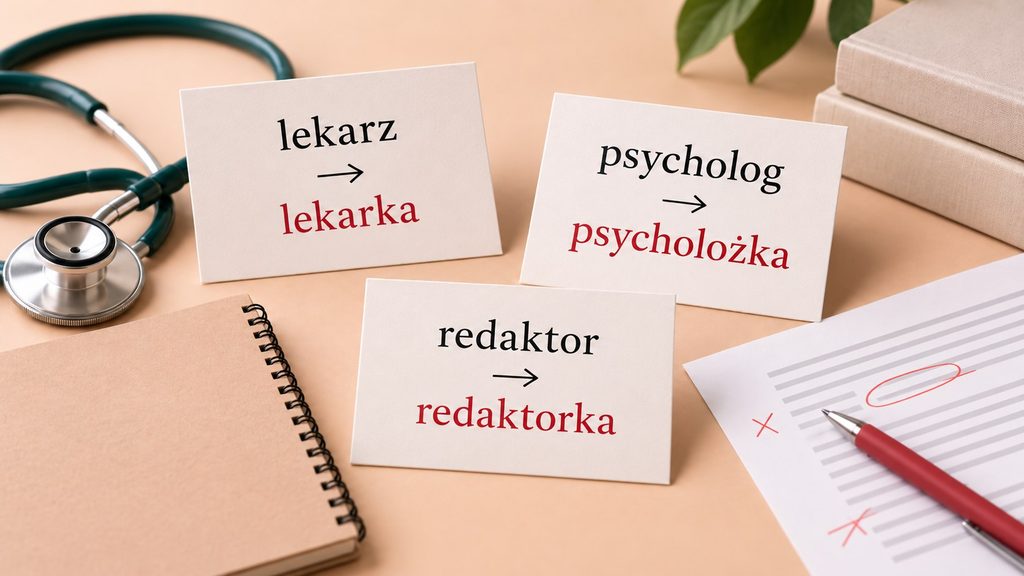 Feminatywy — jak polszczyzna nazywa zawody kobiet i które formy są poprawne