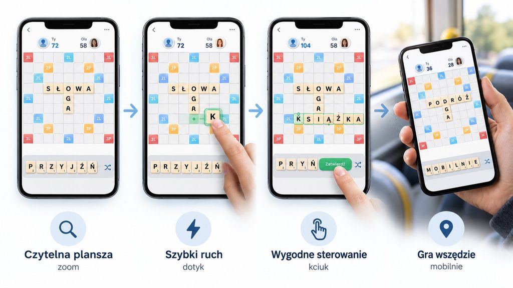 Literaki na telefonie — gra mobilna online i offline: zasady, słowniki i ranking 2026 roku