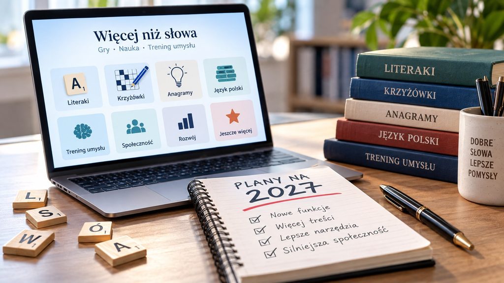 Literat 2027: nowe funkcje, wyszukiwarka słów, anagramy i plany rozwoju serwisu