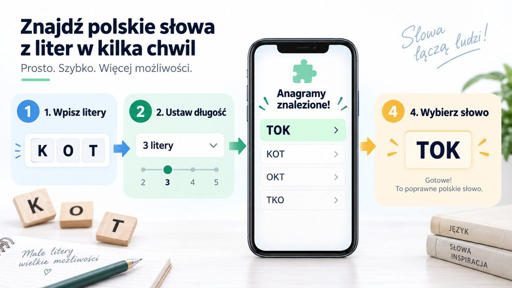 Literat na telefonie — jak korzystać mobilnie z wyszukiwarki słów i anagramów