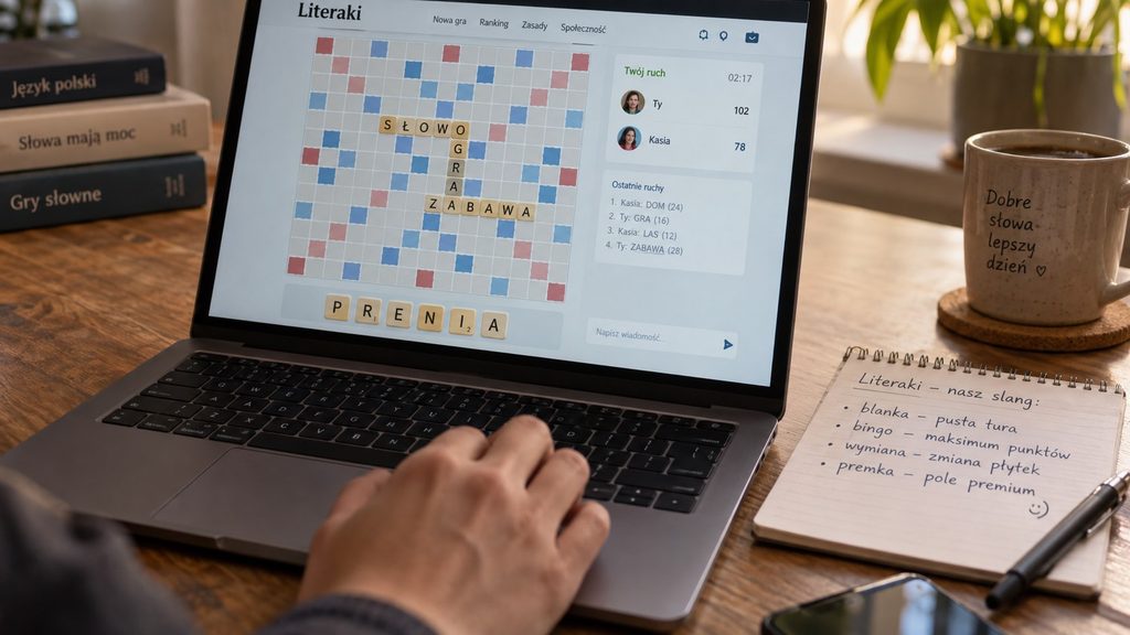 Slang graczy Literaków — słowniczek społeczności od blanka i bingo po hak słowny