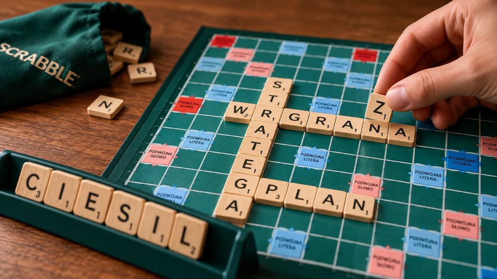 Obrona prowadzenia w Scrabble: strategia końcówki, blokowanie planszy oraz kontrola wyniku