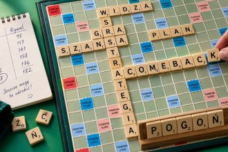 Jak odrabiać straty w Scrabble? Sprawdź strategię pogoni za wynikiem: premie, bingo, wymiany, kontrolę planszy, zostawkę i decyzje, które realnie zmniejszają przewagę rywala w każdej partii.