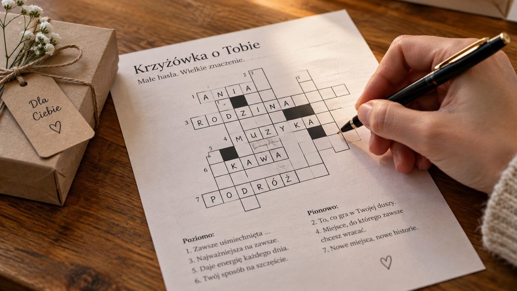 Krzyżówka jako prezent — jak stworzyć personalizowany diagram krok po kroku