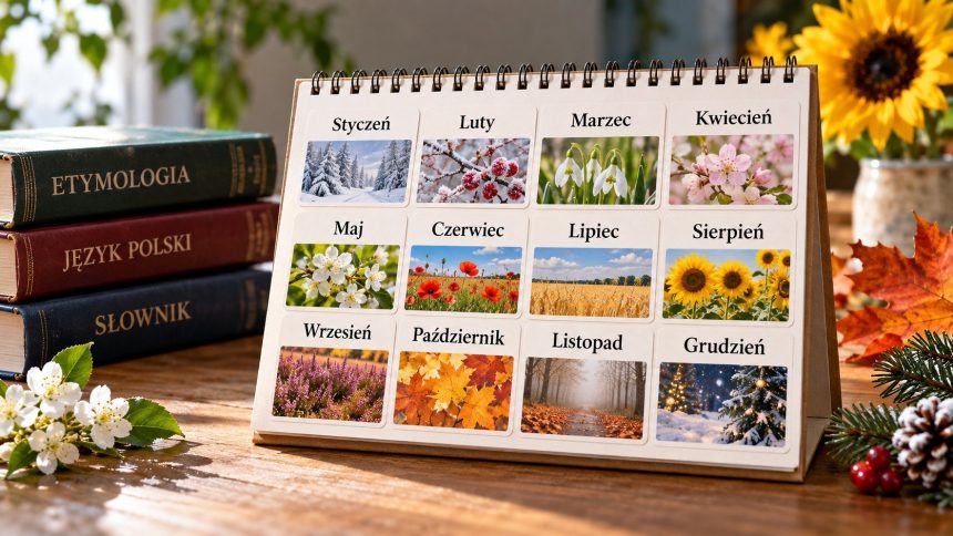Skąd pochodzą nazwy styczeń, luty, marzec i pozostałych miesięcy? Poznaj etymologię wszystkich 12 polskich nazw miesięcy i ich dawne znaczenia.