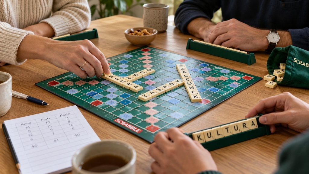Dobre obyczaje planszy: czego nie robić przy stole — etykieta Scrabble
